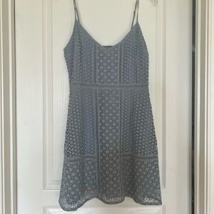 Abercrombie light blue lace dress
